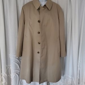 Stormport Men's Trench Coat Jacket Size 40s Classic styling zip out liner